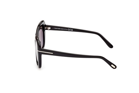 TOM FORD FT1008 01B 55 Kadın Güneş Gözlüğü - Thumbnail