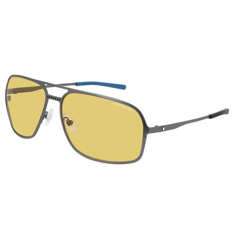 MONTBLANC - Mont Blanc MB 0104S 004 62 15 Erkek Güneş Gözlüğü