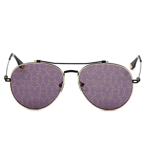 RETRO - RETRO LIMITED XVI GOLD-BLACK Unisex Güneş Gözlüğü (1)