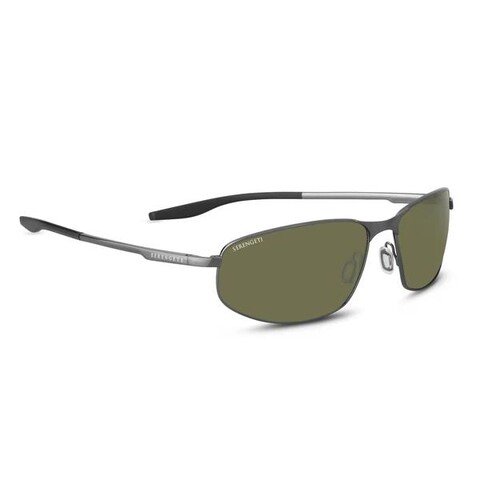 SERENGETI - Serengeti GSG 8730 MATERA LARGE SATIN GUNMETAL Erkek Güneş Gözlüğü