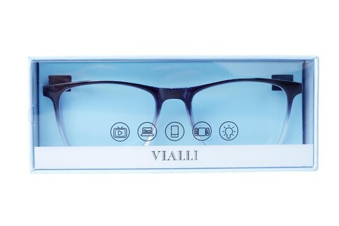 VIALLI VL 256 C1 55-17-140 Unisex Mavi Işık Koruyucu Gözlük - Thumbnail
